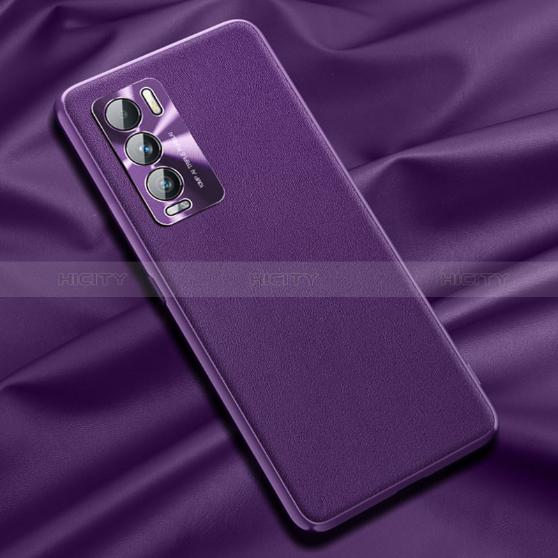 Custodia Lusso Pelle Cover QK1 per Realme GT Master Explorer 5G Viola