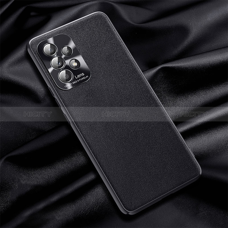 Custodia Lusso Pelle Cover QK1 per Samsung Galaxy A52s 5G Nero