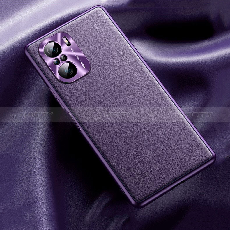 Custodia Lusso Pelle Cover QK1 per Xiaomi Poco F3 5G Viola