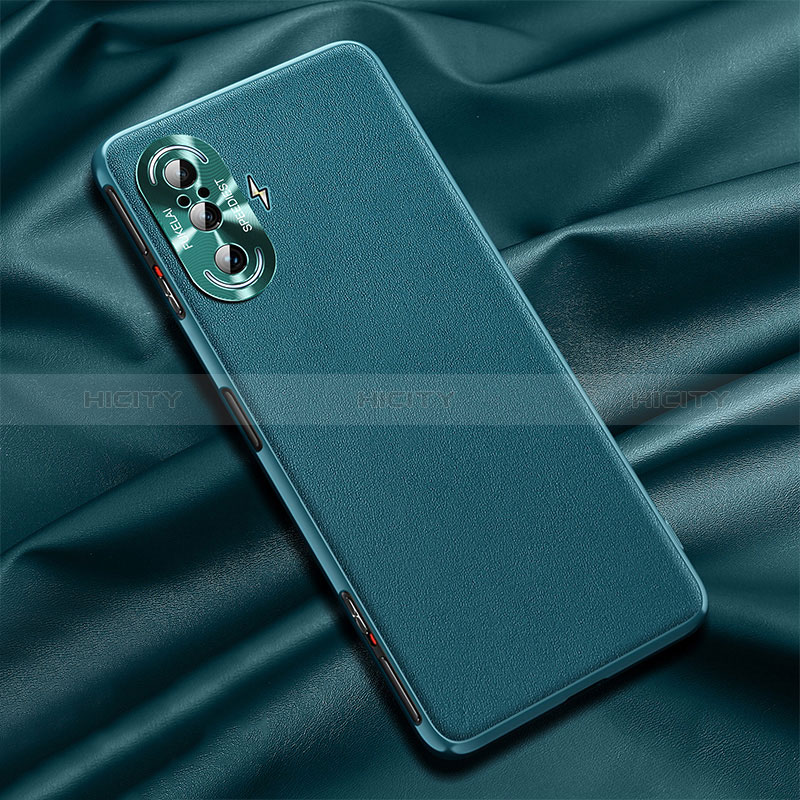 Custodia Lusso Pelle Cover QK1 per Xiaomi Poco F3 GT 5G Verde