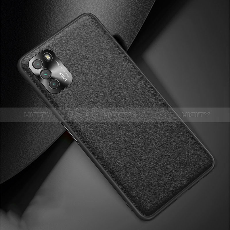 Custodia Lusso Pelle Cover QK1 per Xiaomi Poco M3 Nero