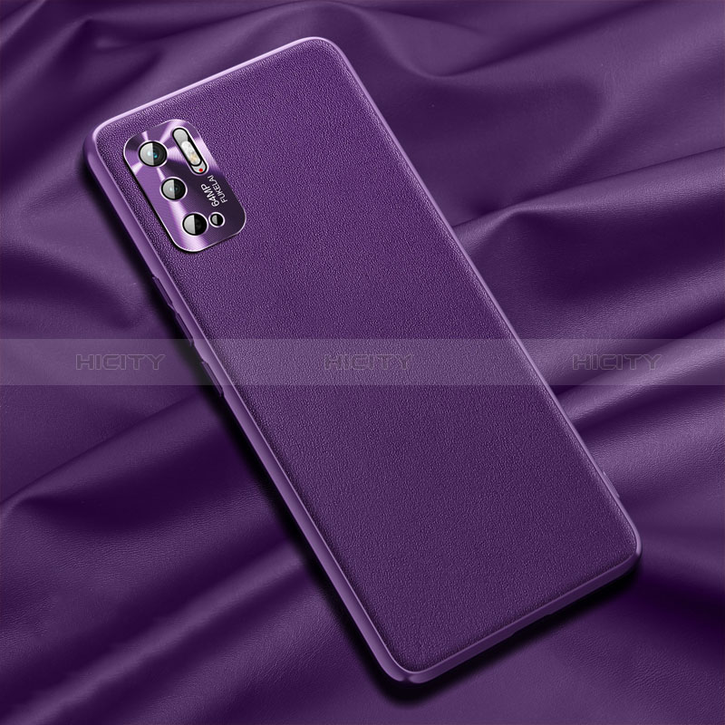 Custodia Lusso Pelle Cover QK1 per Xiaomi POCO M3 Pro 5G Viola