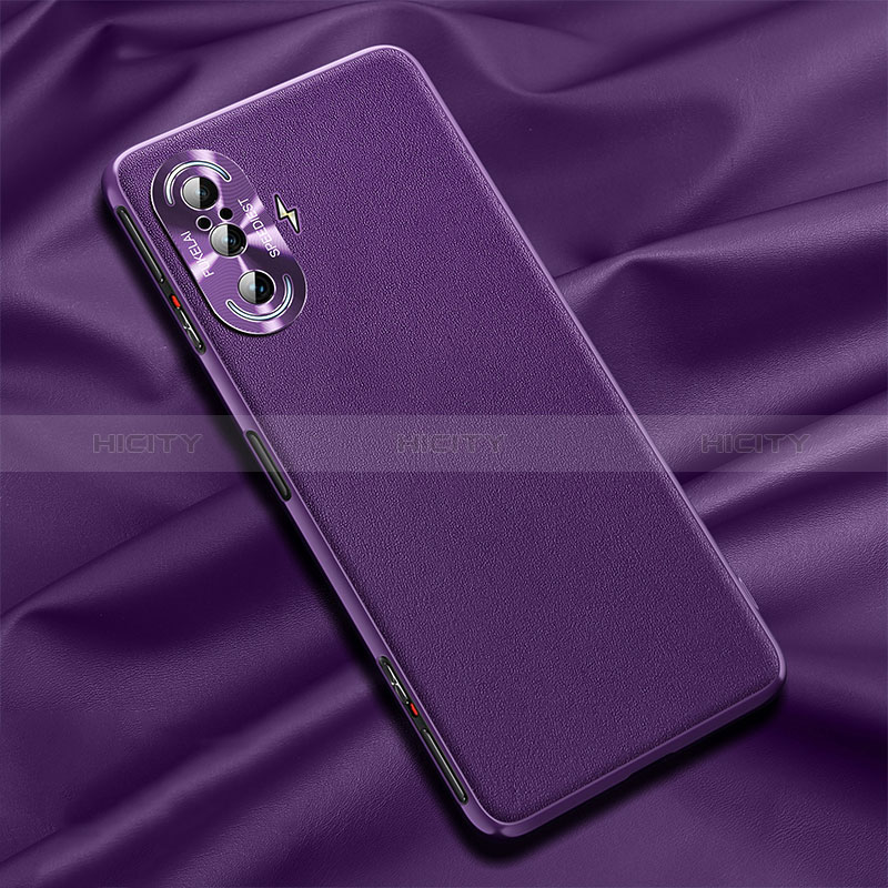 Custodia Lusso Pelle Cover QK1 per Xiaomi Redmi K40 Gaming 5G Viola