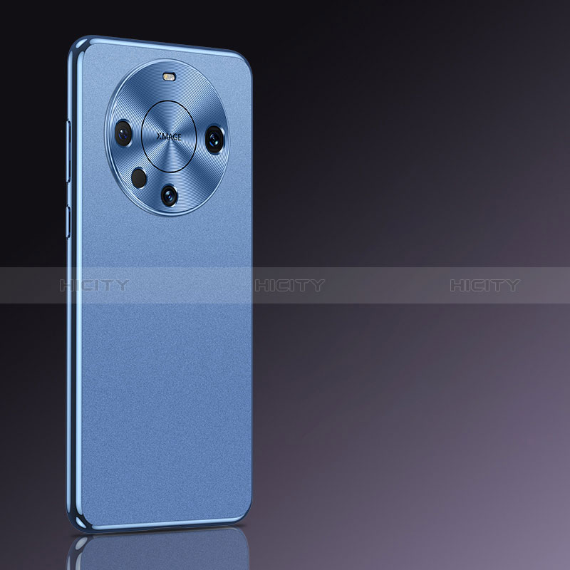 Custodia Lusso Pelle Cover QK2 per Huawei Mate 60 Pro Blu