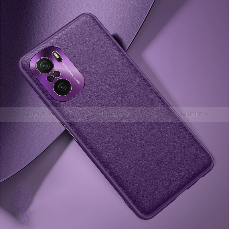 Custodia Lusso Pelle Cover QK2 per Xiaomi Mi 11X Pro 5G Viola