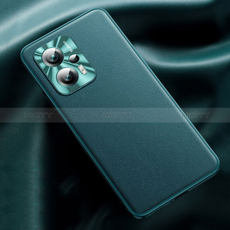 Custodia Lusso Pelle Cover QK2 per Xiaomi Redmi Note 11T Pro 5G Verde