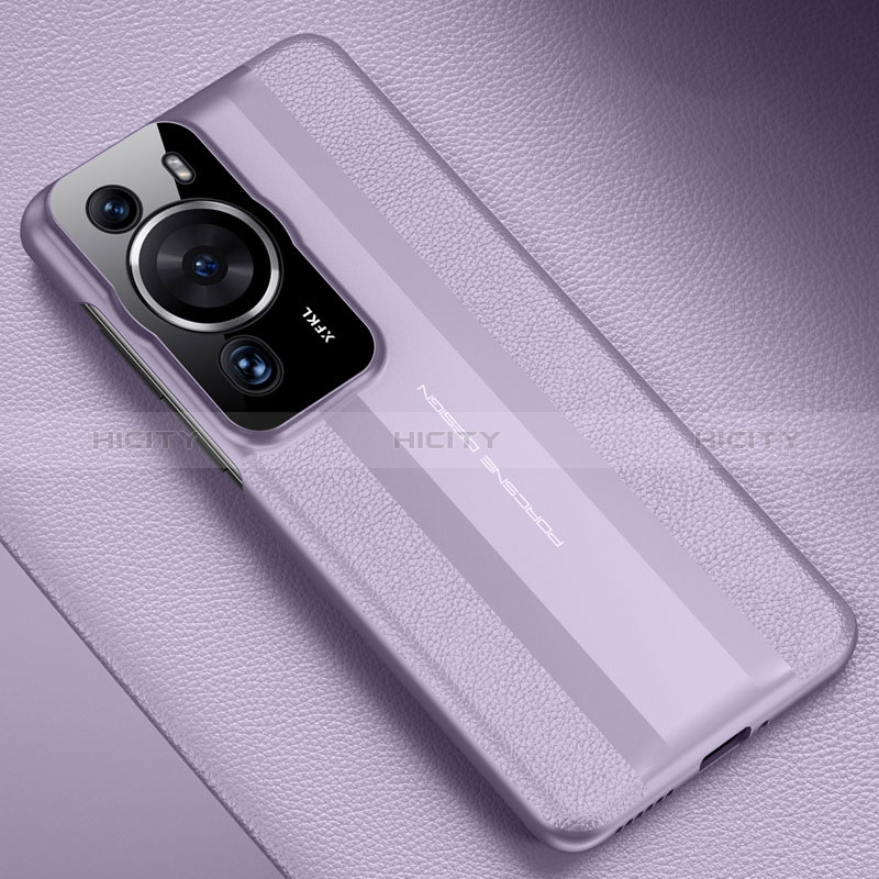 Custodia Lusso Pelle Cover QK3 per Huawei P60 Pro Viola