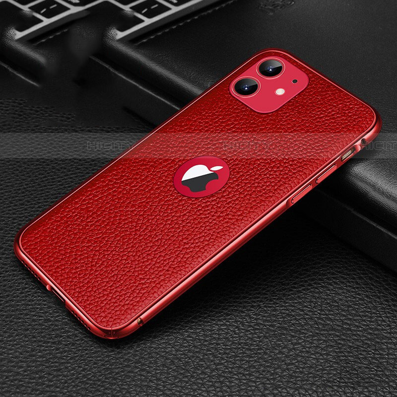 Custodia Lusso Pelle Cover R01 per Apple iPhone 11 Rosso