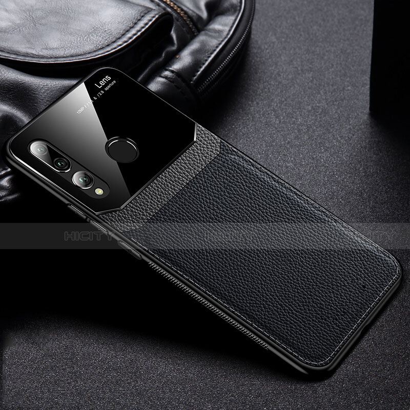 Custodia Lusso Pelle Cover R01 per Huawei Honor 10i Nero