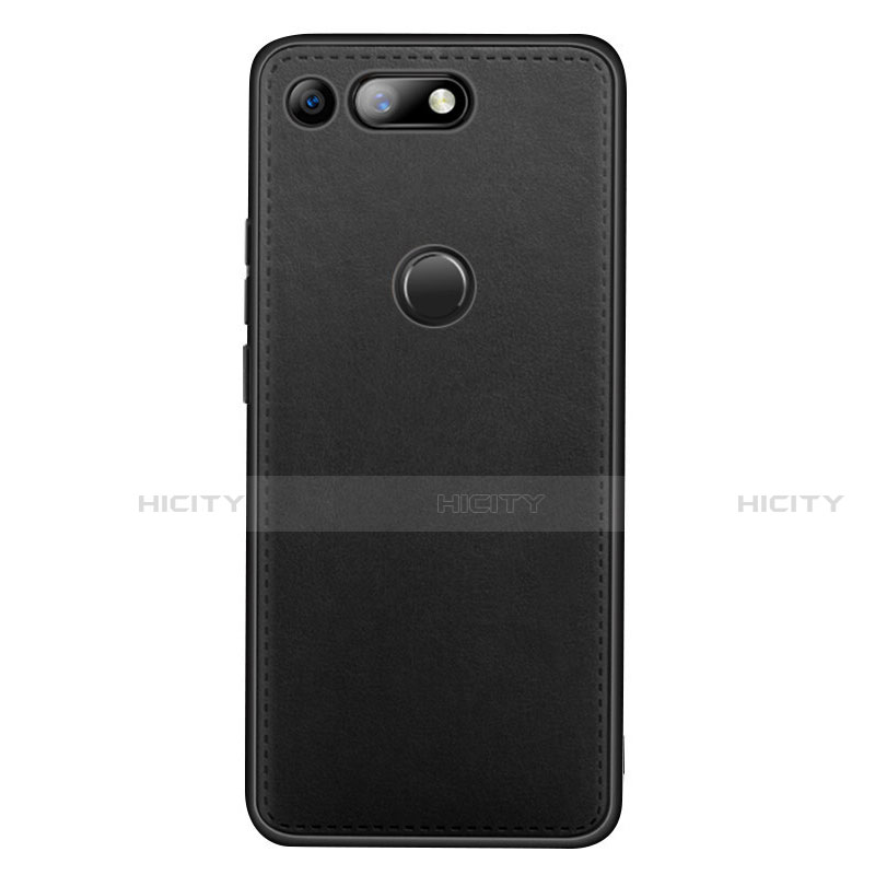 Custodia Lusso Pelle Cover R01 per Huawei Honor View 20 Nero