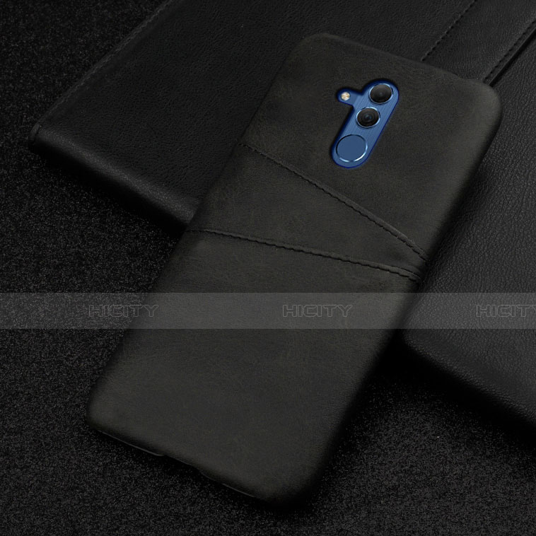 Custodia Lusso Pelle Cover R01 per Huawei Mate 20 Lite Nero