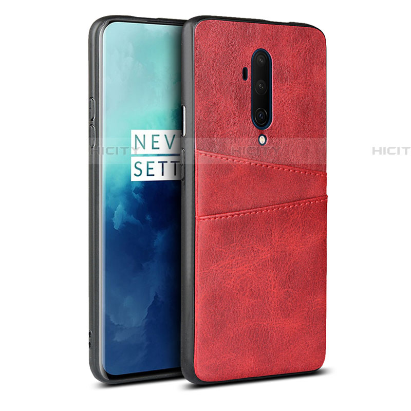 Custodia Lusso Pelle Cover R01 per OnePlus 7T Pro Rosso