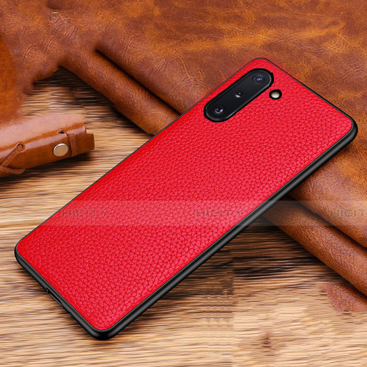 Custodia Lusso Pelle Cover R01 per Samsung Galaxy Note 10 Rosso