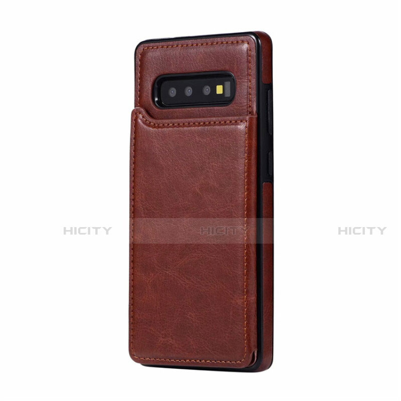 Custodia Lusso Pelle Cover R01 per Samsung Galaxy S10 Plus