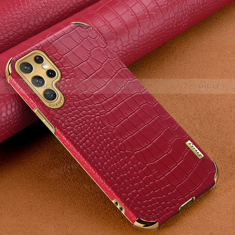 Custodia Lusso Pelle Cover R01 per Samsung Galaxy S23 Ultra 5G Rosso