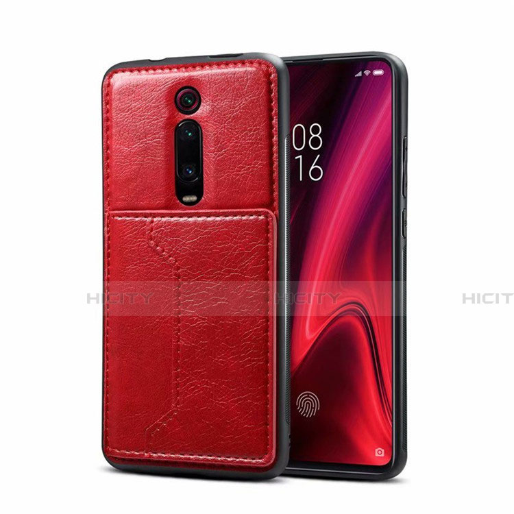 Custodia Lusso Pelle Cover R01 per Xiaomi Mi 9T Rosso