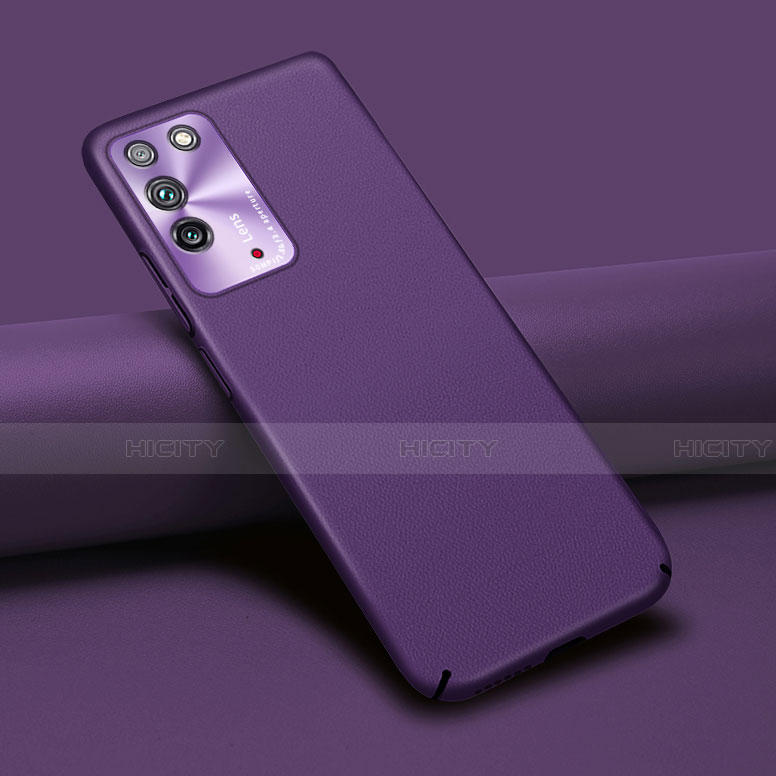 Custodia Lusso Pelle Cover R02 per Huawei Honor X10 5G Viola