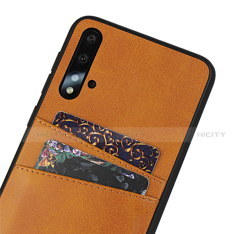 Custodia Lusso Pelle Cover R02 per Huawei Nova 5