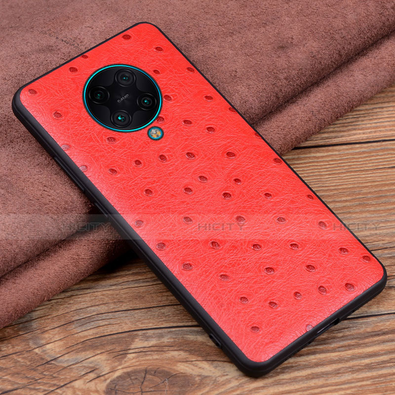 Custodia Lusso Pelle Cover R02 per Xiaomi Redmi K30 Pro Zoom Rosso