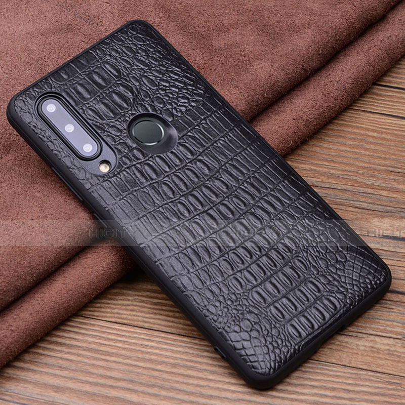 Custodia Lusso Pelle Cover R03 per Huawei Honor 20E Nero