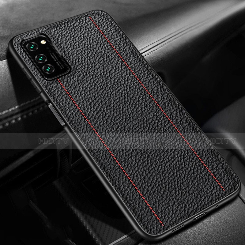 Custodia Lusso Pelle Cover R03 per Huawei Honor V30 5G Nero