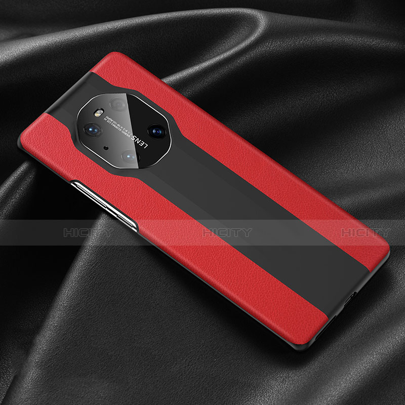 Custodia Lusso Pelle Cover R03 per Huawei Mate 40E Pro 4G Rosso