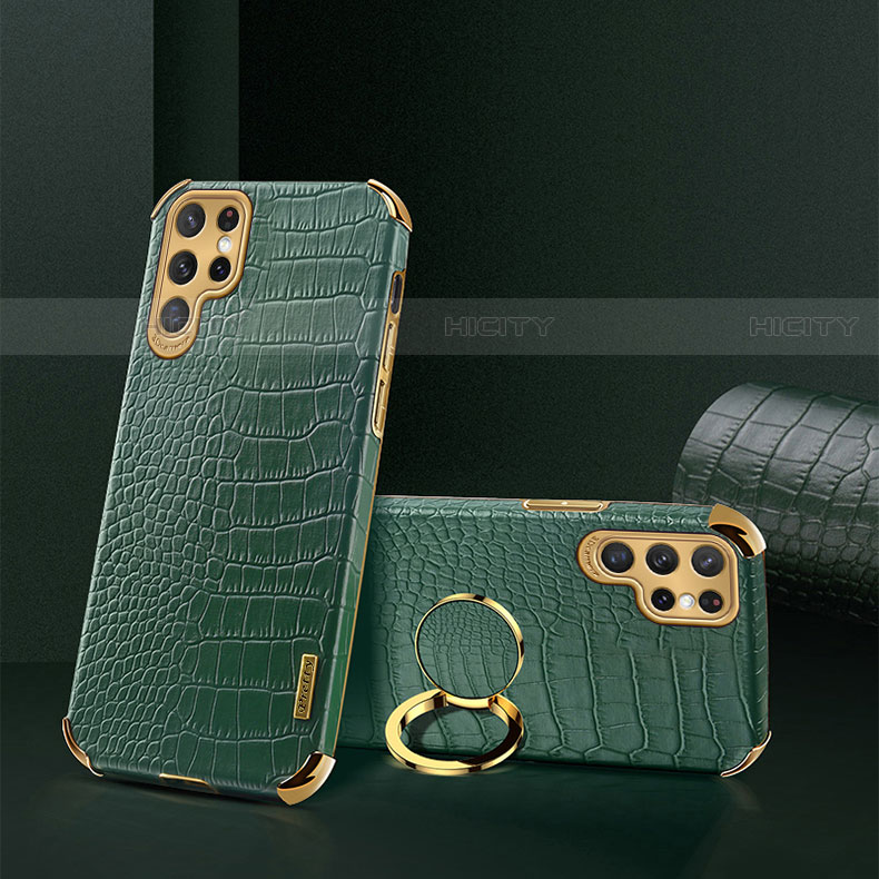 Custodia Lusso Pelle Cover R03 per Samsung Galaxy S23 Ultra 5G Verde