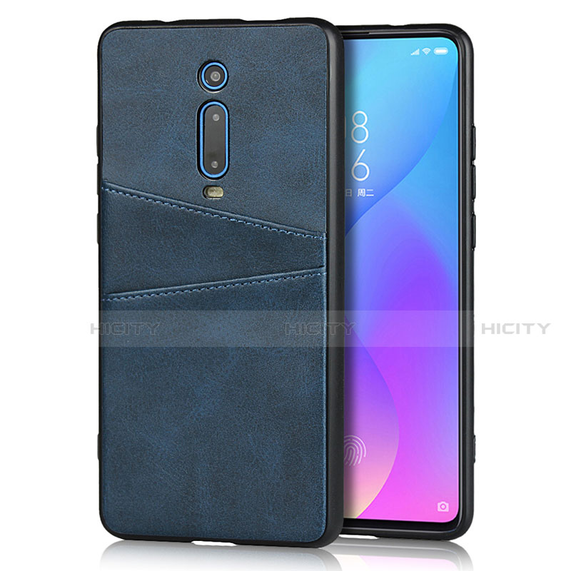 Custodia Lusso Pelle Cover R03 per Xiaomi Mi 9T Blu