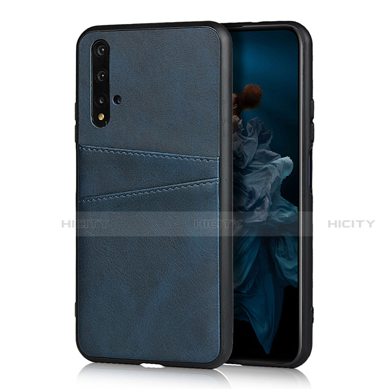 Custodia Lusso Pelle Cover R04 per Huawei Honor 20S Blu