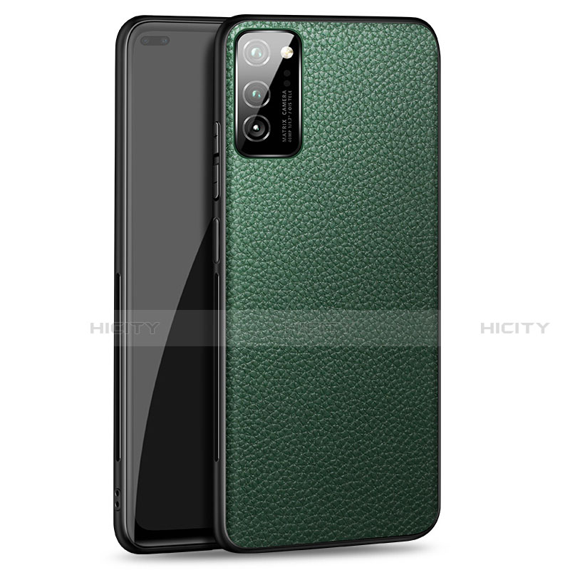 Custodia Lusso Pelle Cover R04 per Huawei Honor V30 Pro 5G Marrone