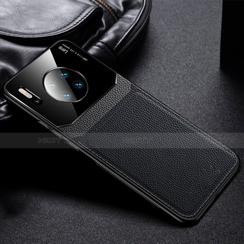 Custodia Lusso Pelle Cover R04 per Huawei Mate 30E Pro 5G Nero