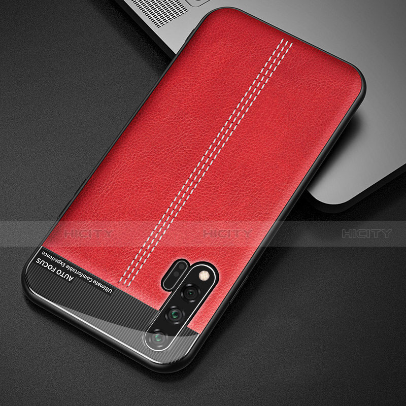 Custodia Lusso Pelle Cover R04 per Huawei Nova 6 5G Rosso