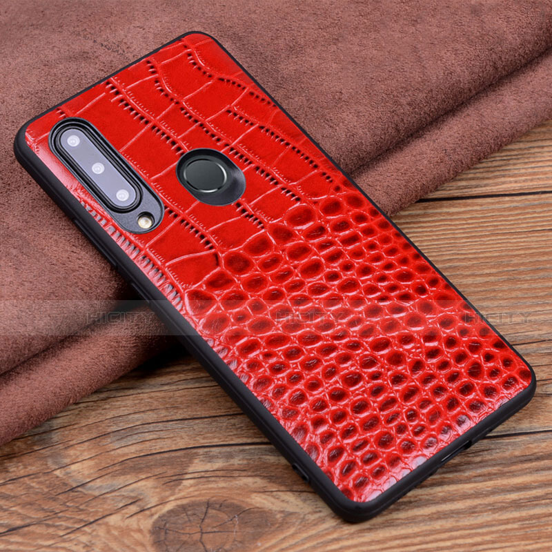 Custodia Lusso Pelle Cover R04 per Huawei P Smart+ Plus (2019) Rosso