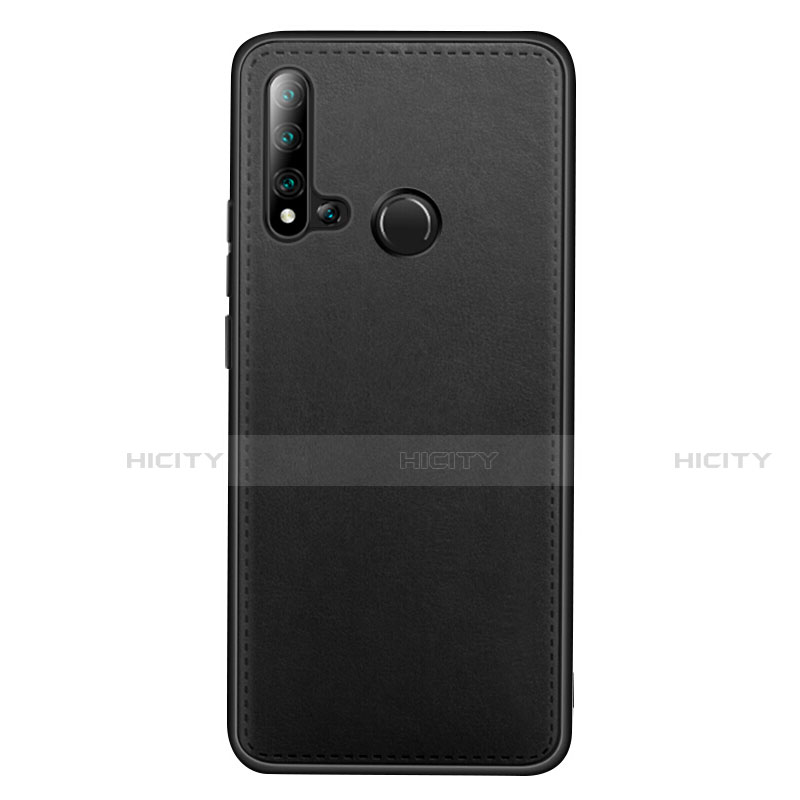 Custodia Lusso Pelle Cover R04 per Huawei P20 Lite (2019) Nero