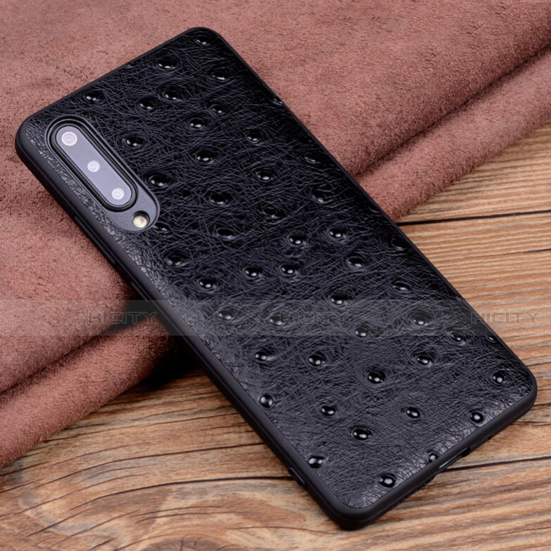 Custodia Lusso Pelle Cover R04 per Xiaomi Mi A3 Nero