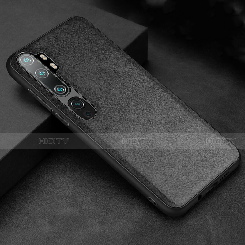 Custodia Lusso Pelle Cover R04 per Xiaomi Mi Note 10 Nero