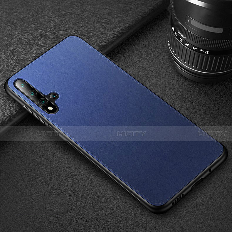 Custodia Lusso Pelle Cover R05 per Huawei Honor 20S Blu