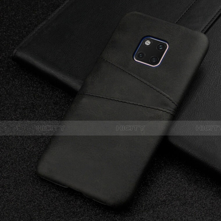 Custodia Lusso Pelle Cover R05 per Huawei Mate 20 Pro Nero