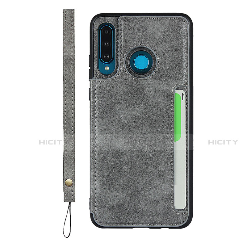 Custodia Lusso Pelle Cover R05 per Huawei P30 Lite