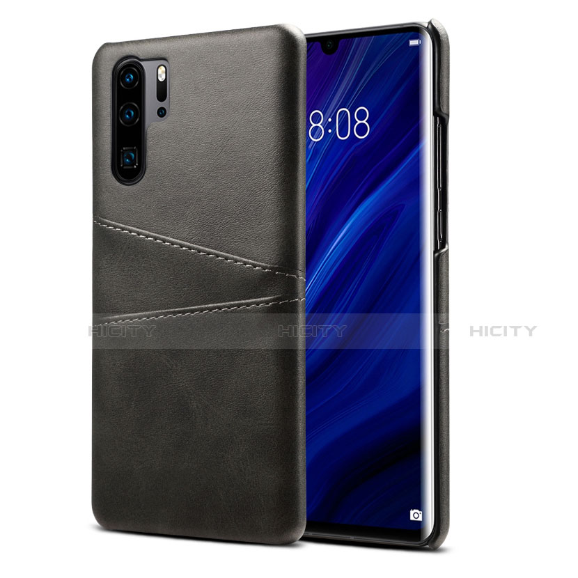 Custodia Lusso Pelle Cover R05 per Huawei P30 Pro New Edition Nero