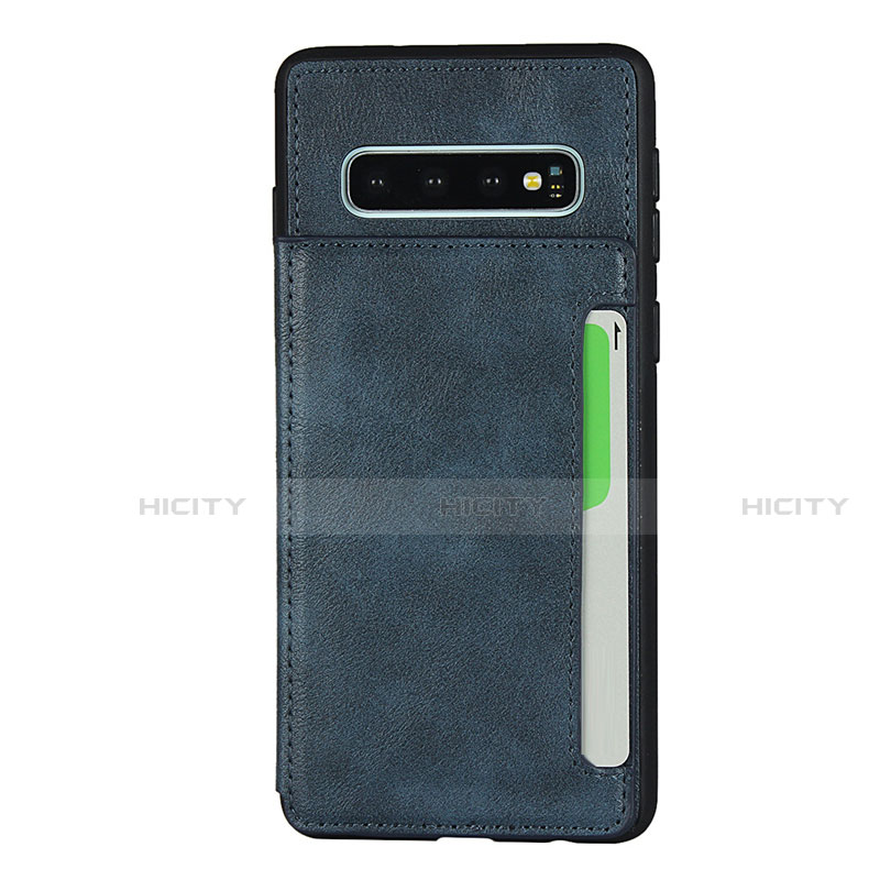 Custodia Lusso Pelle Cover R05 per Samsung Galaxy S10 Plus