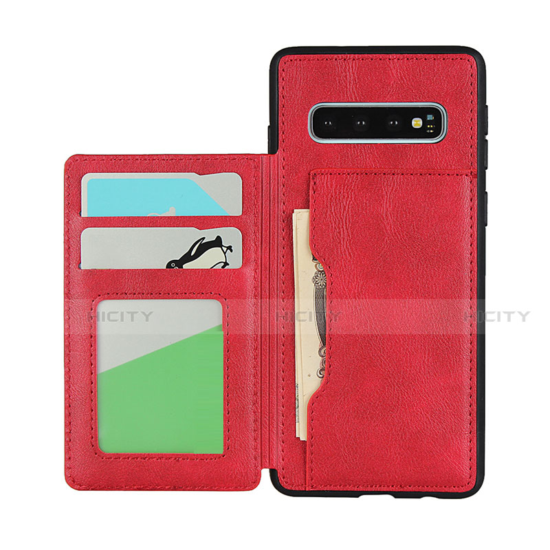 Custodia Lusso Pelle Cover R05 per Samsung Galaxy S10 Plus