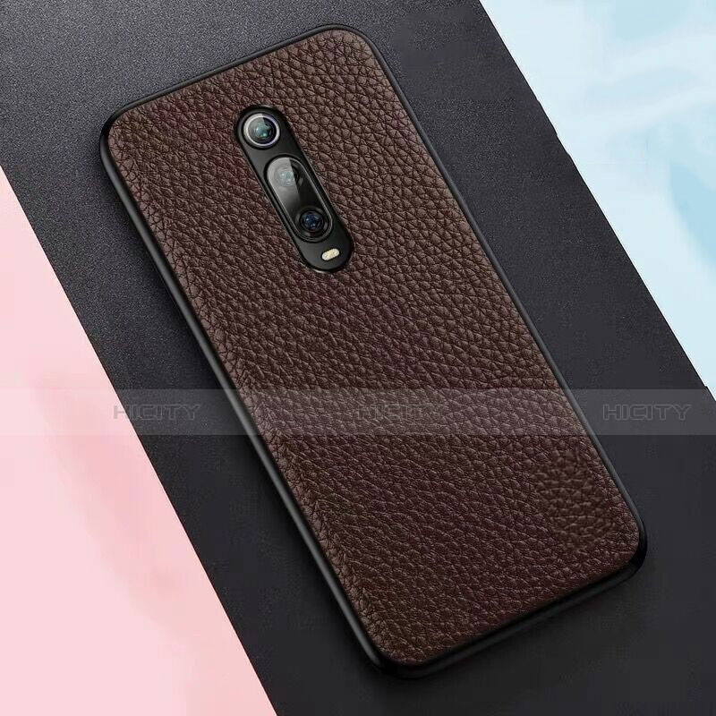 Custodia Lusso Pelle Cover R05 per Xiaomi Redmi K20 Marrone