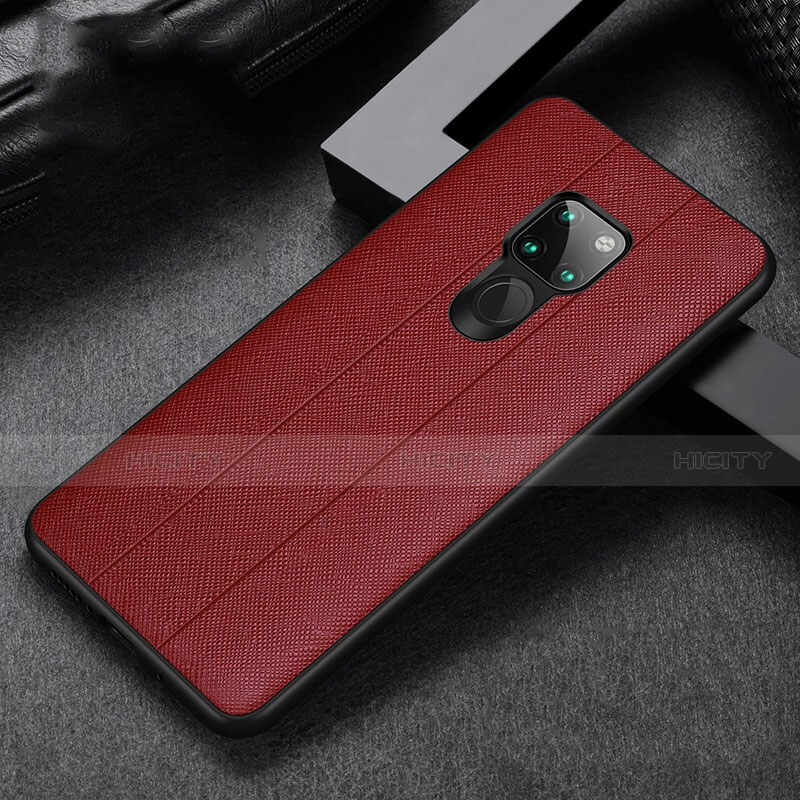 Custodia Lusso Pelle Cover R07 per Huawei Mate 20 X 5G Rosso