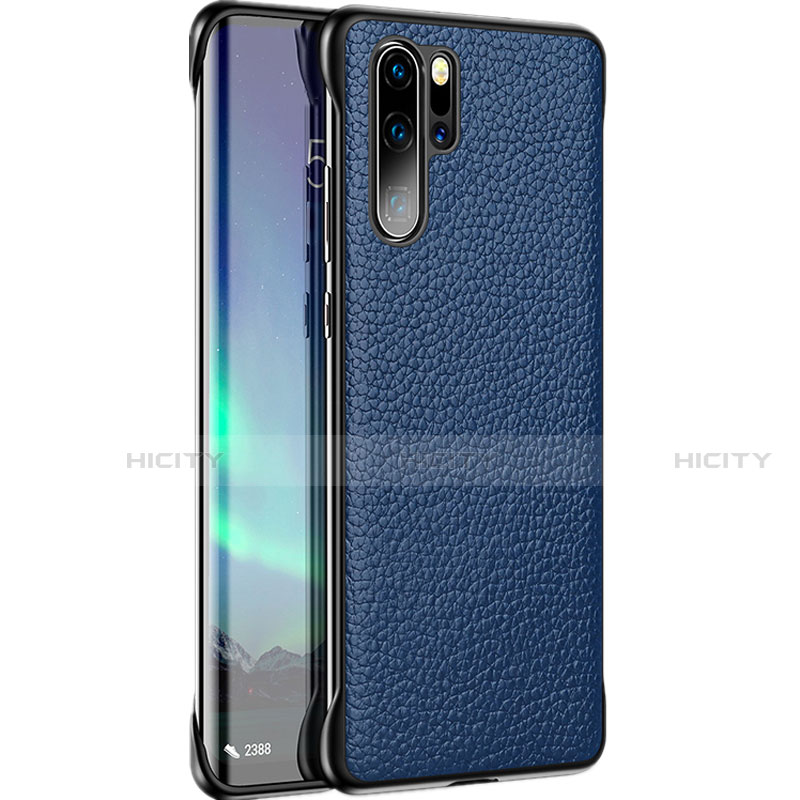 Custodia Lusso Pelle Cover R07 per Huawei P30 Pro New Edition Blu