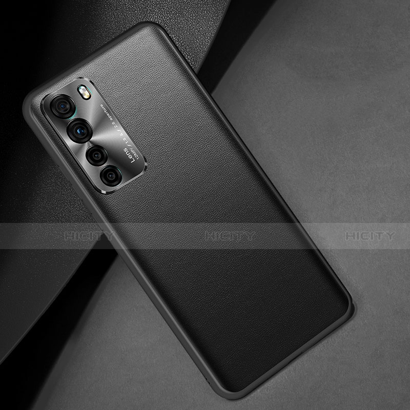 Custodia Lusso Pelle Cover R08 per Huawei Nova 7 SE 5G Nero