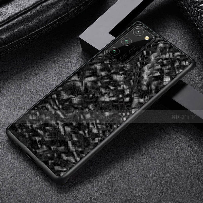 Custodia Lusso Pelle Cover R09 per Huawei Honor V30 Pro 5G Nero