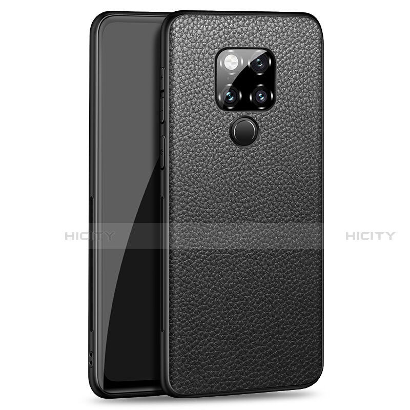 Custodia Lusso Pelle Cover R09 per Huawei Mate 20 X 5G Nero