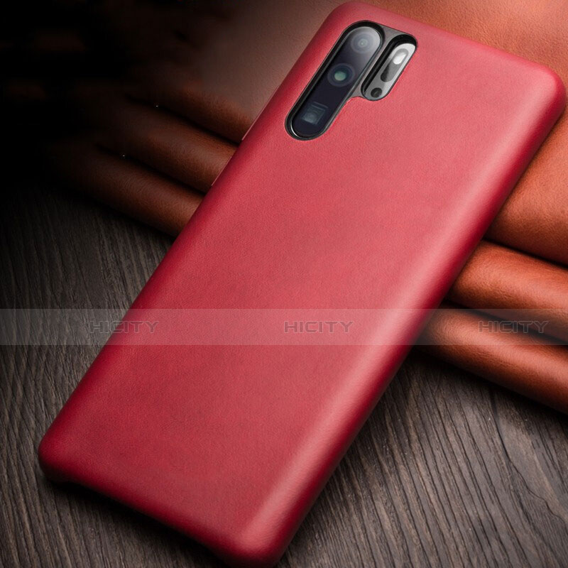 Custodia Lusso Pelle Cover R11 per Huawei P30 Pro New Edition Rosso