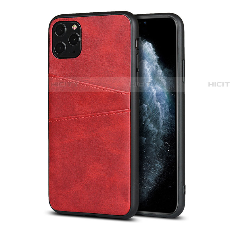 Custodia Lusso Pelle Cover R15 per Apple iPhone 11 Pro Max Rosso